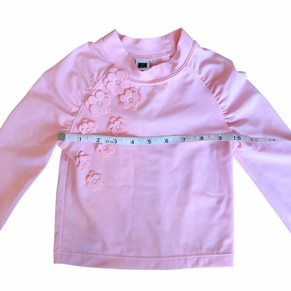 Janie and Jack Girl English Rose Flower Rash Guard 2T BRAND NEW WITH TAGS